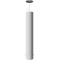 Barrier bollard | Steel tube  273 x 5 mm | stationary | for setting in concrete | hot-dip galvanized | total length: 1500 mm | with steel cap with concrete anchor